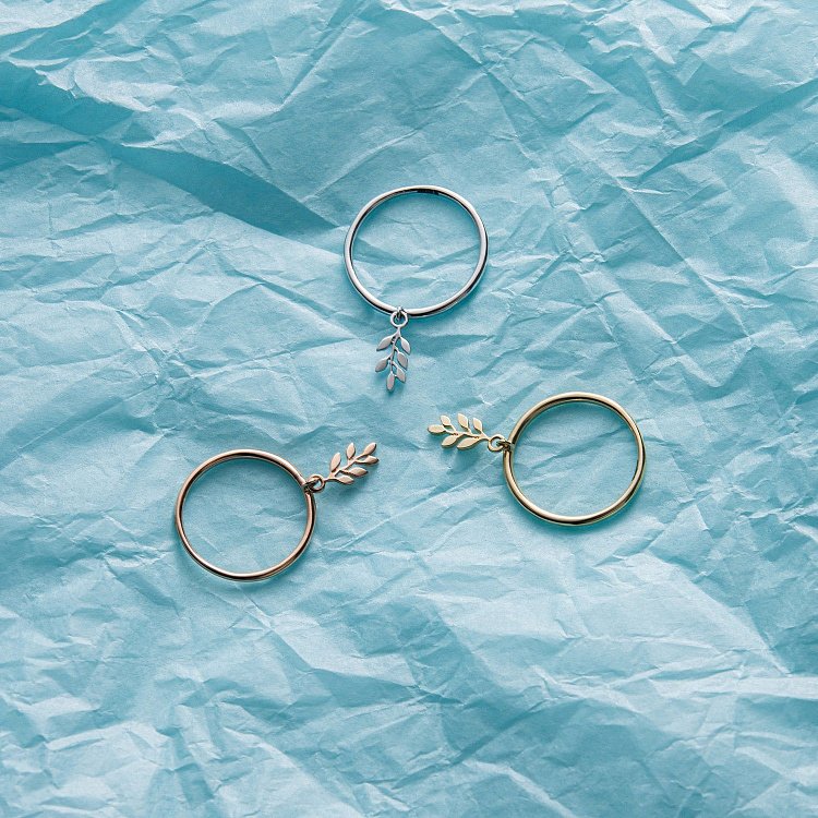 Каблучка "Гілочка" (жовте золото) к07961 від ювелірного магазину Онікс - 7