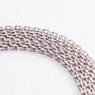 Серебряные асимметричные серьги "Доминика" с фианитами 123182 от ювелирного магазина Оникс - 6