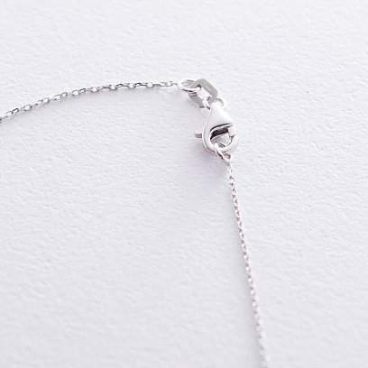 Колье в белом золоте "Кругосветное путешествие" кол01684 №5