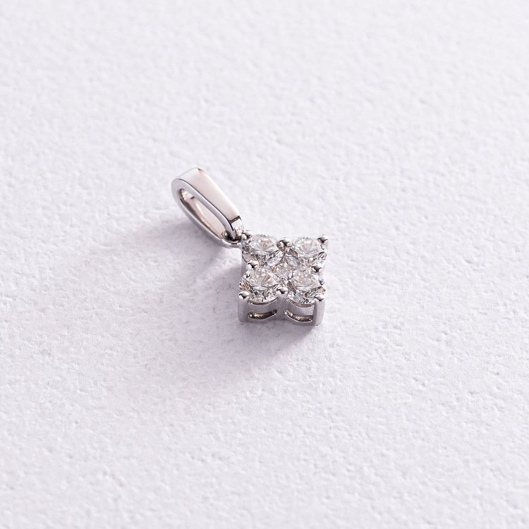 Золота підвіска з діамантами пб0063cha від ювелірного магазину Онікс