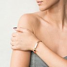 Золотий браслет з фіанітами б03516 от ювелирного магазина Оникс - 3