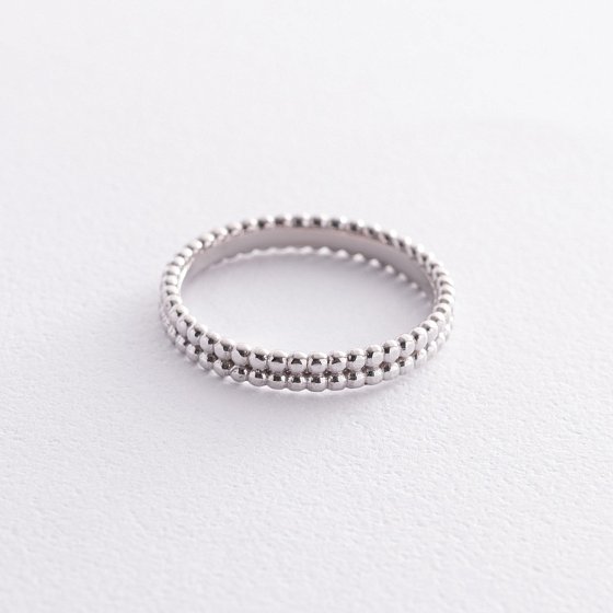 Кольцо "Шарики" в серебре 7059 №3