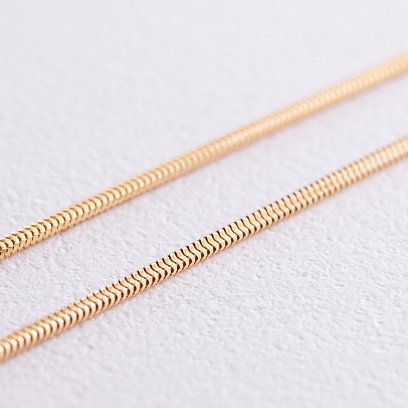 Золотая цепочка, плетение Снейк (1.5 мм) ц00211-1.5 №3