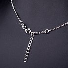 Серебряное колье с фианитами 18232 от ювелирного магазина Оникс - 4