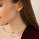 Кольє - чокер "Ashley" (червоне золото) з кульками кол02650 от ювелирного магазина Оникс - 3