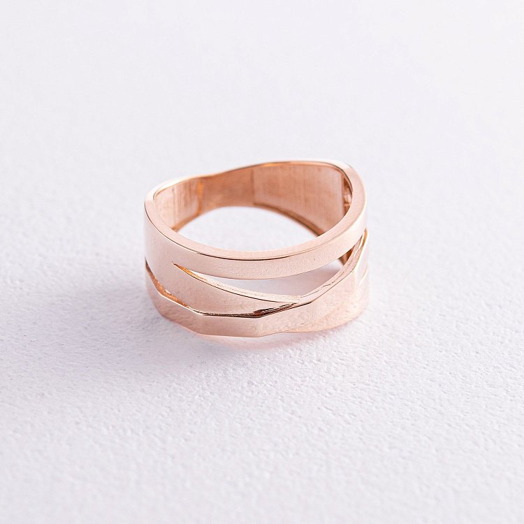 Кольцо в красном золоте к06851 от ювелирного магазина Оникс - 3