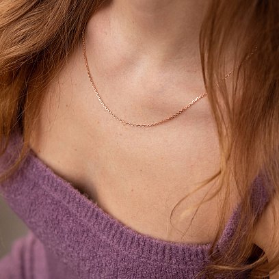 Золотий ланцюжок Якірне плетіння (1.5 мм) ц00197-1.5 №4