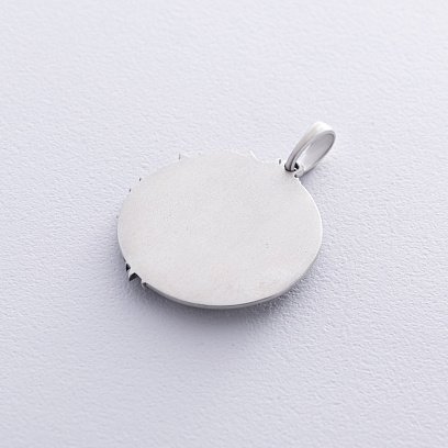 Срібний кулон "Лев" (можливе індивідуальне гравіювання) 1224 №9