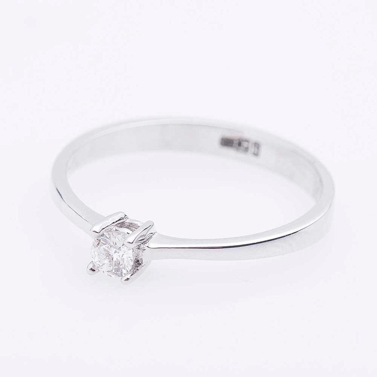 Золота каблучка з діамантами кб03046 від ювелірного магазину Онікс - 1