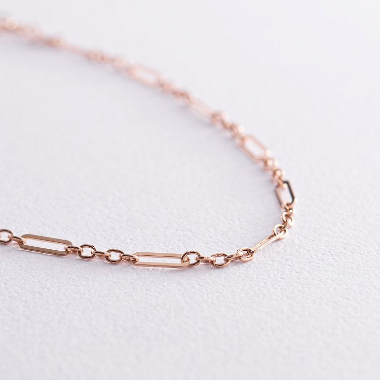 Колье - цепочка в красном золоте кол02374 от ювелирного магазина Оникс