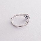Золотое кольцо с бриллиантами и сапфирами кб0098lg от ювелирного магазина Оникс - 2