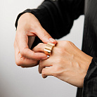 Каблучка "Gabriela" у червоному золоті к08364 от ювелирного магазина Оникс - 3