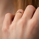 Помолвочное золотое кольцо с бриллиантом 229432421 от ювелирного магазина Оникс - 6