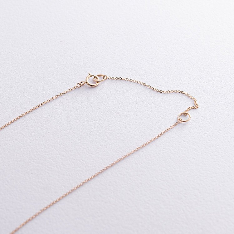 Золоте кольє з діамантами та малахітом колб0103sc від ювелірного магазину Онікс - 4