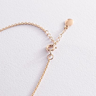 Браслет "Дівчинка" у жовтому золоті (можливе гравіювання) з2077ж №3