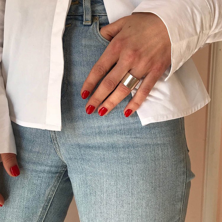 Золотое обручальное кольцо (возможна гравировка) обр00163 от ювелирного магазина Оникс - 6