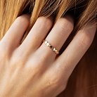 Кольцо "Керри" в красном золоте к07595 от ювелирного магазина Оникс - 3
