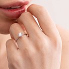 Помолвочное золотое кольцо с бриллиантом 211441121 от ювелирного магазина Оникс - 1