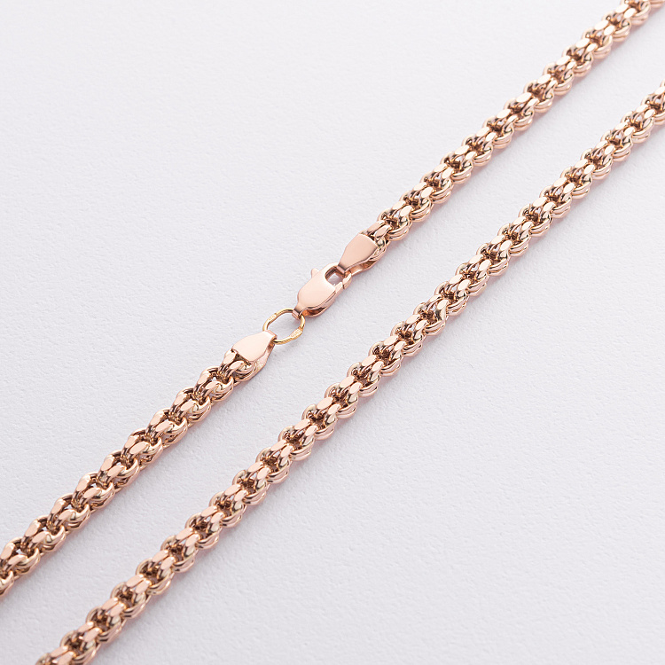 Ланцюжок у червоному золоті ц00579 від ювелірного магазину Онікс