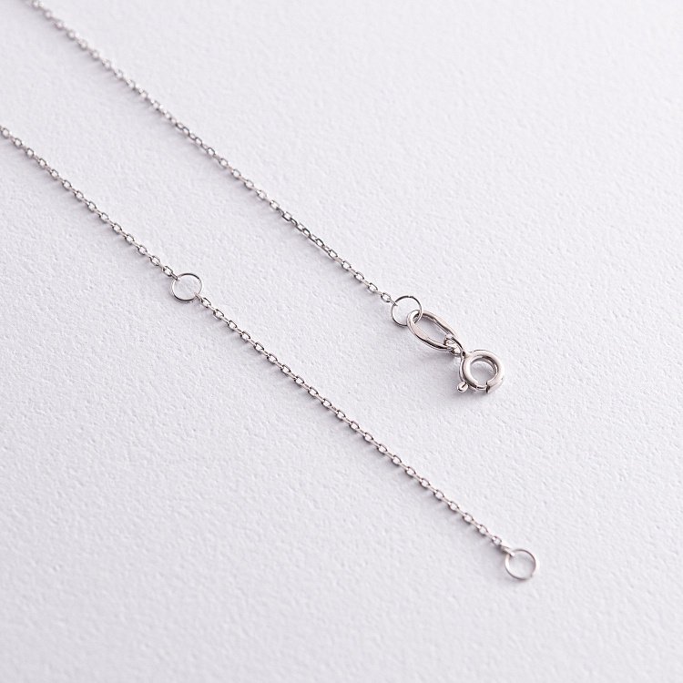 Золоте кольє "Серце" з діамантами 110131121 від ювелірного магазину Онікс - 4