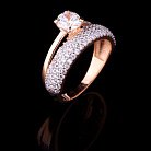 Помолвочное кольцо (фианиты) к03464 от ювелирного магазина Оникс