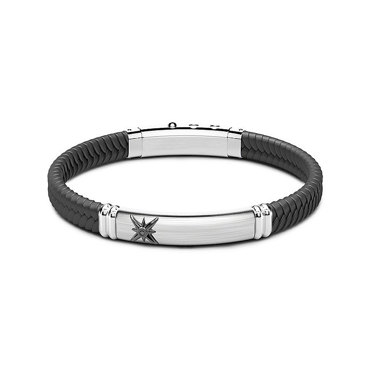 Чоловічий браслет "Роза вітрів" ZANCAN EXB933-TI від ювелірного магазину Онікс