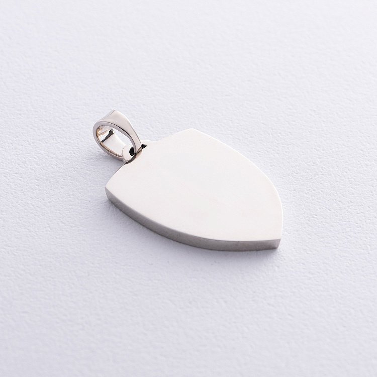 Золотий кулон "Герб України - Тризуб. Україна понад усе" (Можливе індивідуальне гравіювання) п03906 від ювелірного магазину Онікс - 6