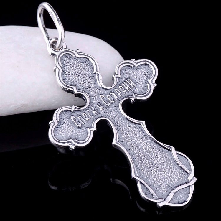 Православный крест 13040 от ювелирного магазина Оникс - 3