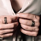 Серебряное кольцо "Косичка" 112707 от ювелирного магазина Оникс - 10