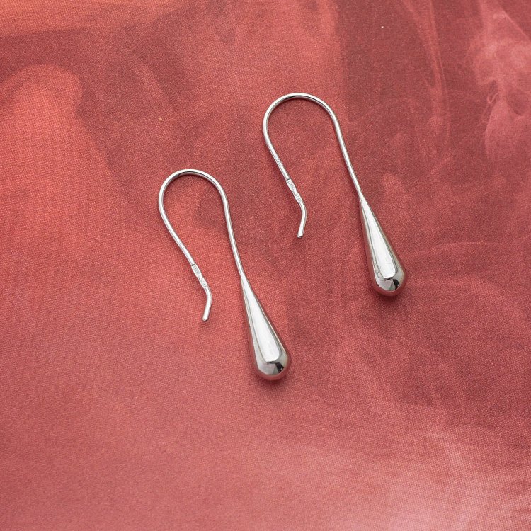 Срібні сережки "Крапельки" 122503 від ювелірного магазину Онікс - 3