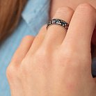 Срібний перстень "Океан" (фіаніт) 112147 от ювелирного магазина Оникс - 1