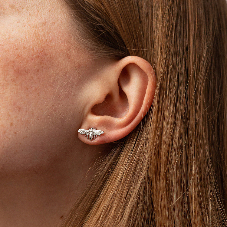 Золоті сережки - пусети "Оса" с09122 від ювелірного магазину Онікс - 1