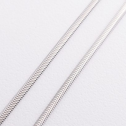 Кольє "Gisele" у білому золоті (снейк - 2 мм) ц00327-2,0 №2