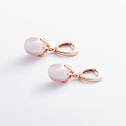 Золоті сережки з перлами с08753 от ювелирного магазина Оникс - 4