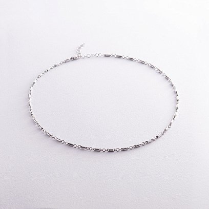 Колье - цепочка в белом золоте кол02230