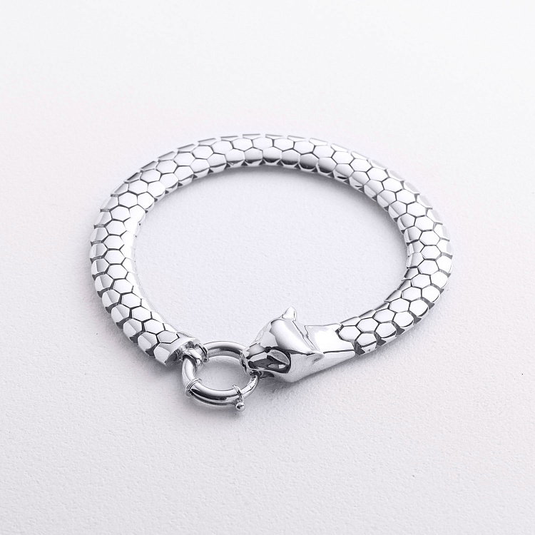 Браслет "Пантера" у білому золоті б05838 від ювелірного магазину Онікс - 6