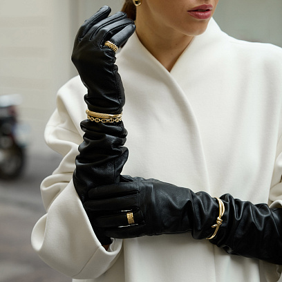 Кольцо "Pauline" в желтом золоте к08339 №11