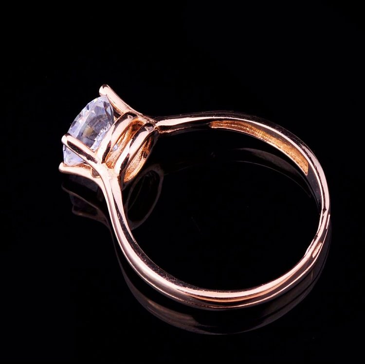 Каблучка (фіаніт) к01895 від ювелірного магазину Онікс - 2