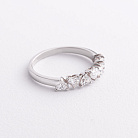 Золотое кольцо "Сердечки" с бриллиантами кб0649rc от ювелирного магазина Оникс - 1