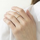 Золотое кольцо (фианиты) от ювелирного магазина Оникс - 3