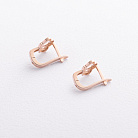 Детские золотые серьги "Корона" с09620 от ювелирного магазина Оникс - 1