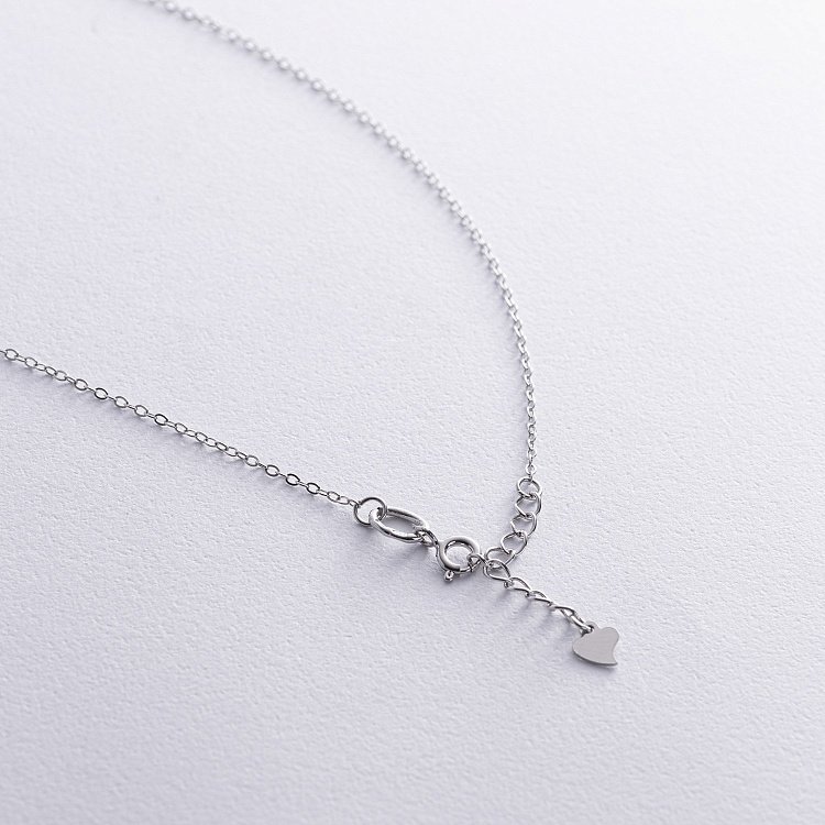 Серебряное колье - галстук с монетками 181280 от ювелирного магазина Оникс - 4