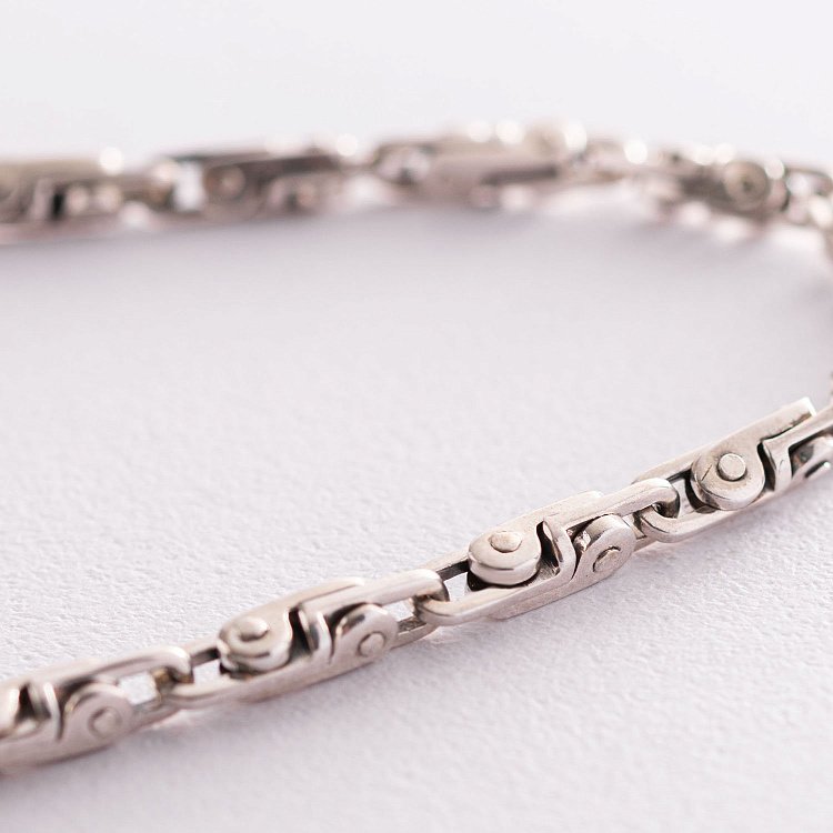 Чоловічий срібний ланцюжок Ц0042/1ч від ювелірного магазину Онікс - 1