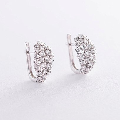 Золоті сережки з діамантами MR17583Egm