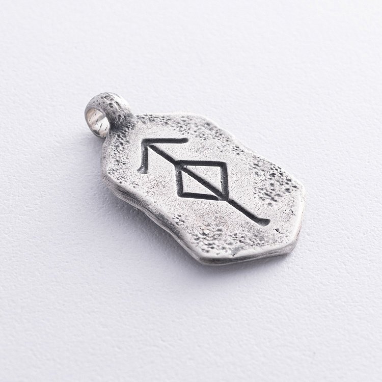 Серебряный кулон "Ветер Имболка" 133239 от ювелирного магазина Оникс - 9