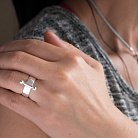 Серебряное кольцо "Новый стиль" 112216 от ювелирного магазина Оникс - 9