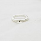 Серебряное кольцо "Сердце" 112125с от ювелирного магазина Оникс - 4