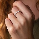 Золотое кольцо с дорожкой камней (бриллианты) кб0093cha от ювелирного магазина Оникс - 3