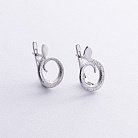 Срібні сережки "Змії" 902-01392 от ювелирного магазина Оникс