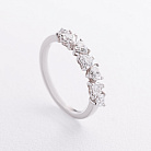 Золотое кольцо "Сердечки" с бриллиантами кб0649rc от ювелирного магазина Оникс